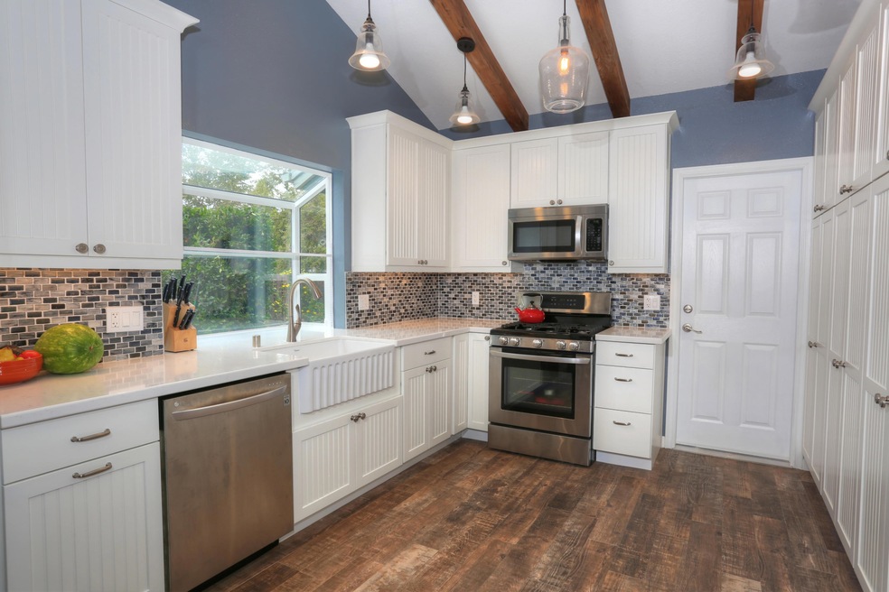 Remodeled kitchen