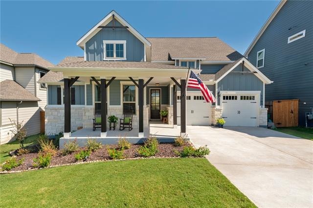 The beautiful exterior and well-groomed front yard