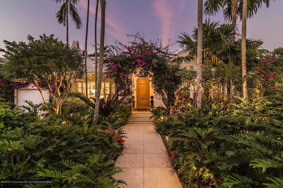 Twilight front facade