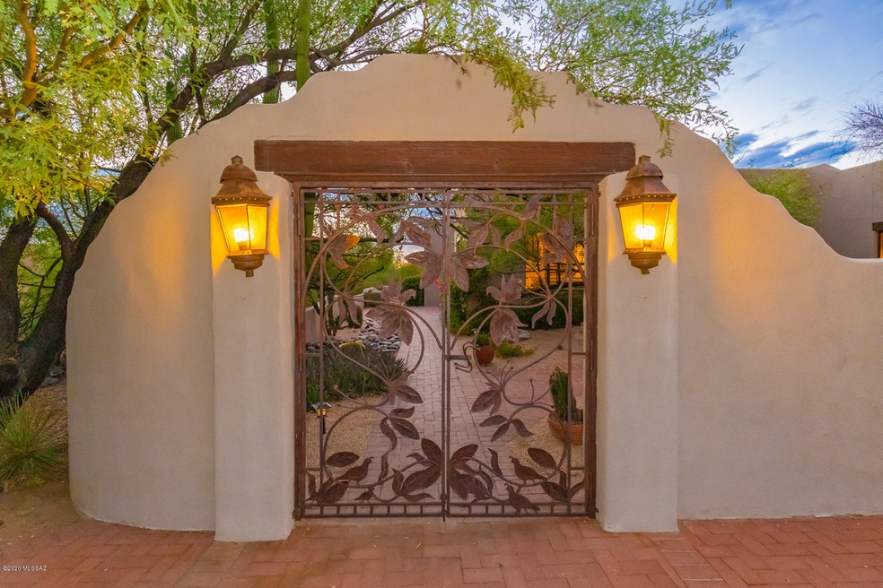 Wrought Iron Front Entrance