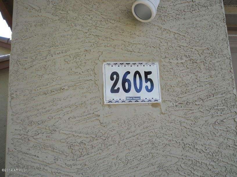 1 - Number on home