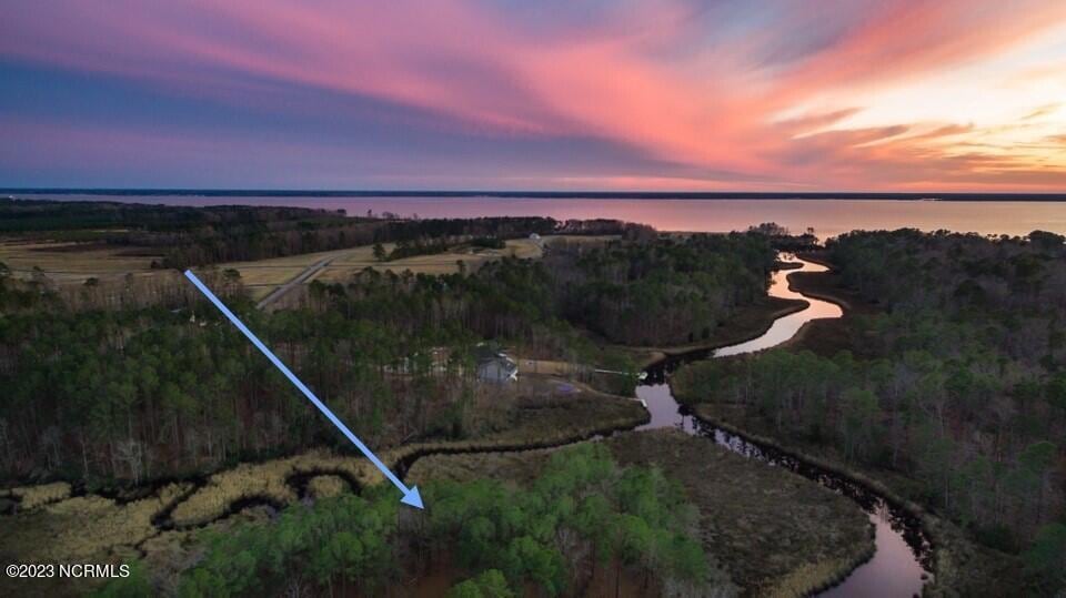 great creek and sunset views