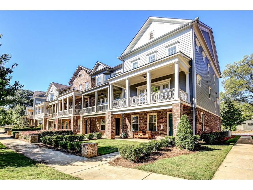 Front of townhome