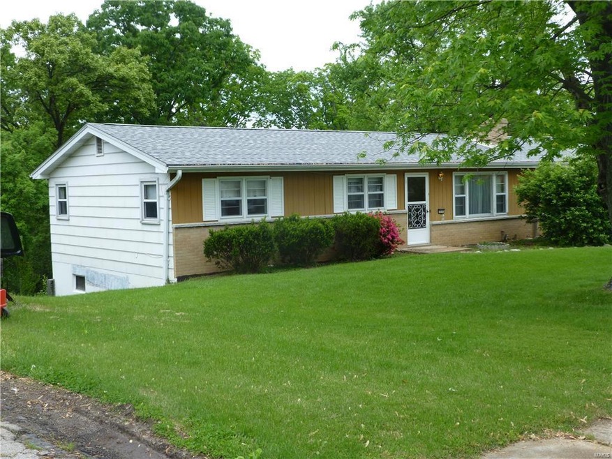 Attached garage would be to the right.  Not in sho