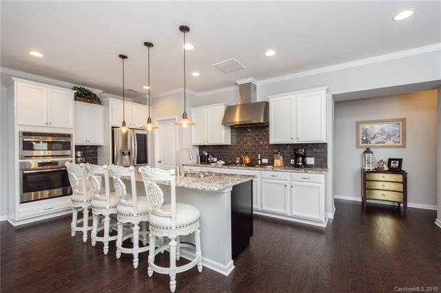 The stainless steel appliances as well as the indu
