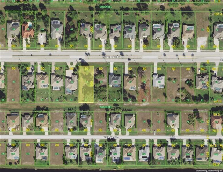 aerial overhead view