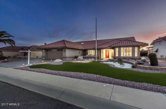 Twilight Front of Home