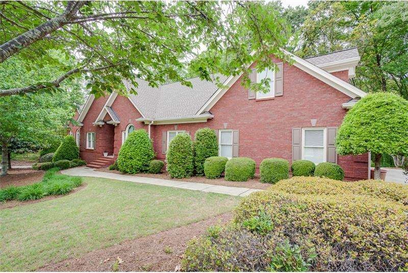 Brick home situated in park like setting!
