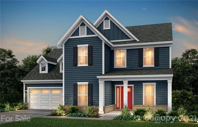 Rendering of the home under construction.