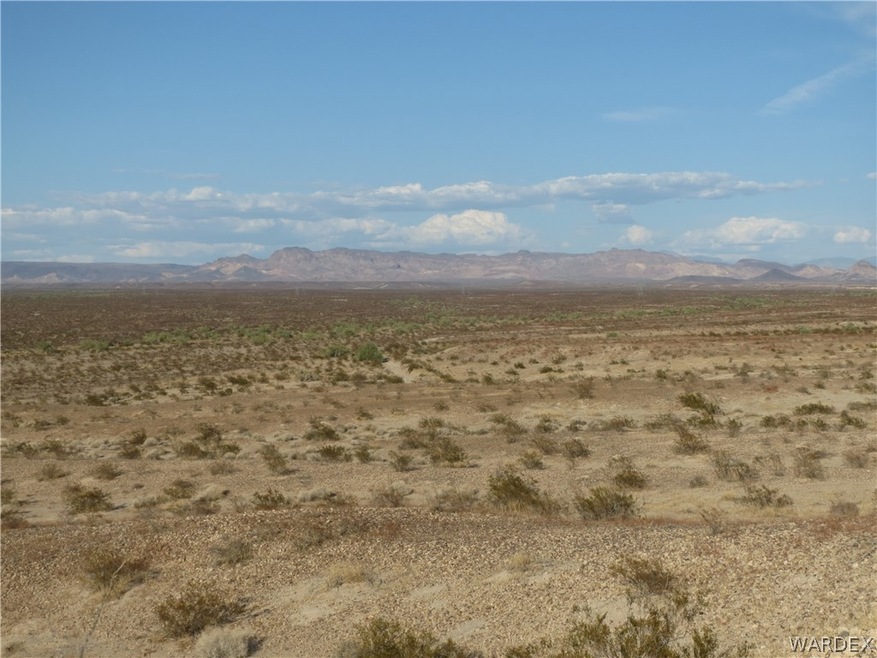 Undisturbed desert land with wide panoramic desert