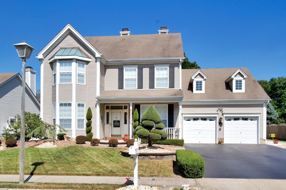 2 story bay windows/ open porch