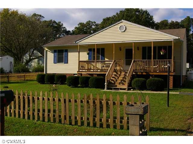 Exterior Front - Rancher with Country Front Porch