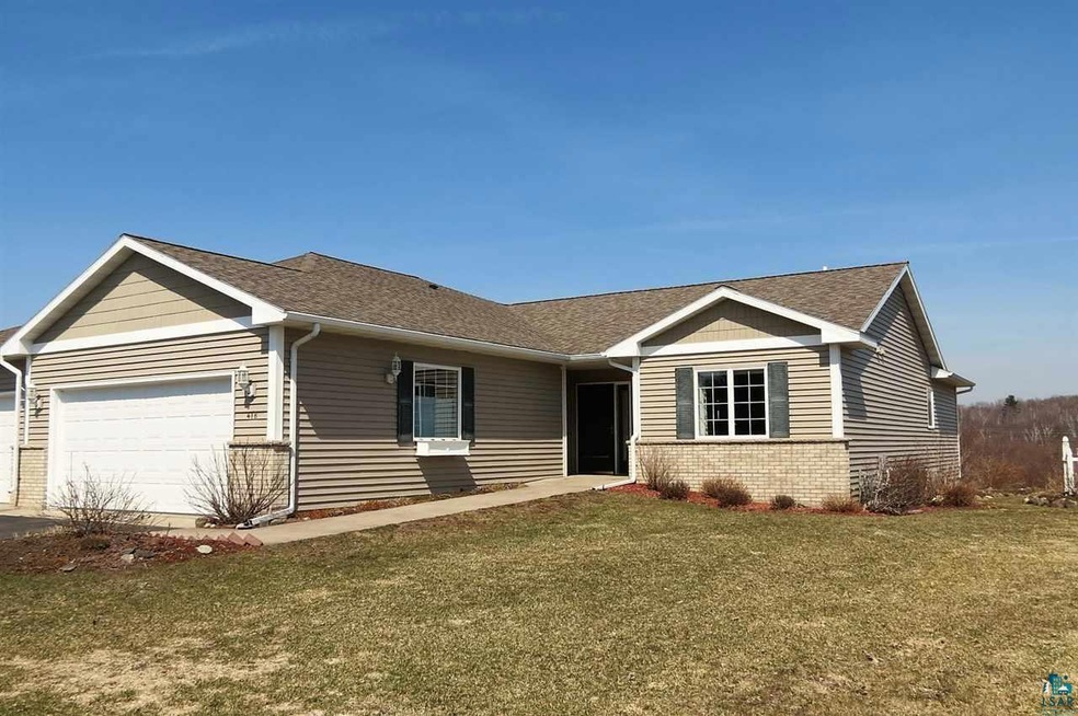 Side by side townhome