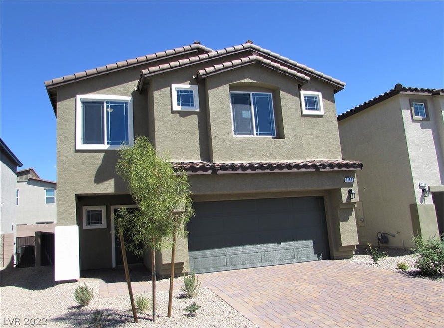 2433 A elevation. Finishes are representational on