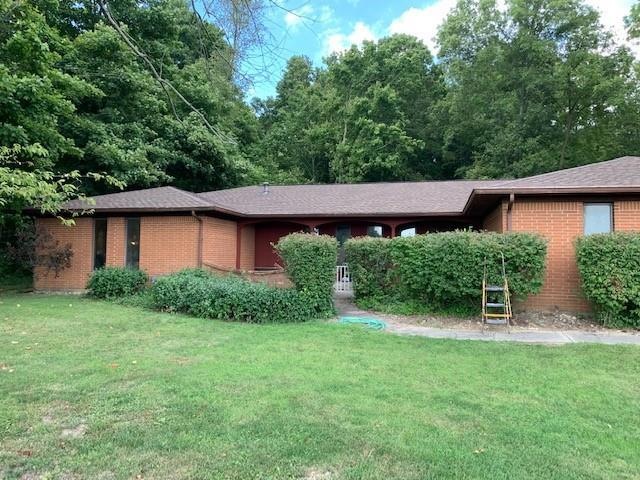 Front view of the home