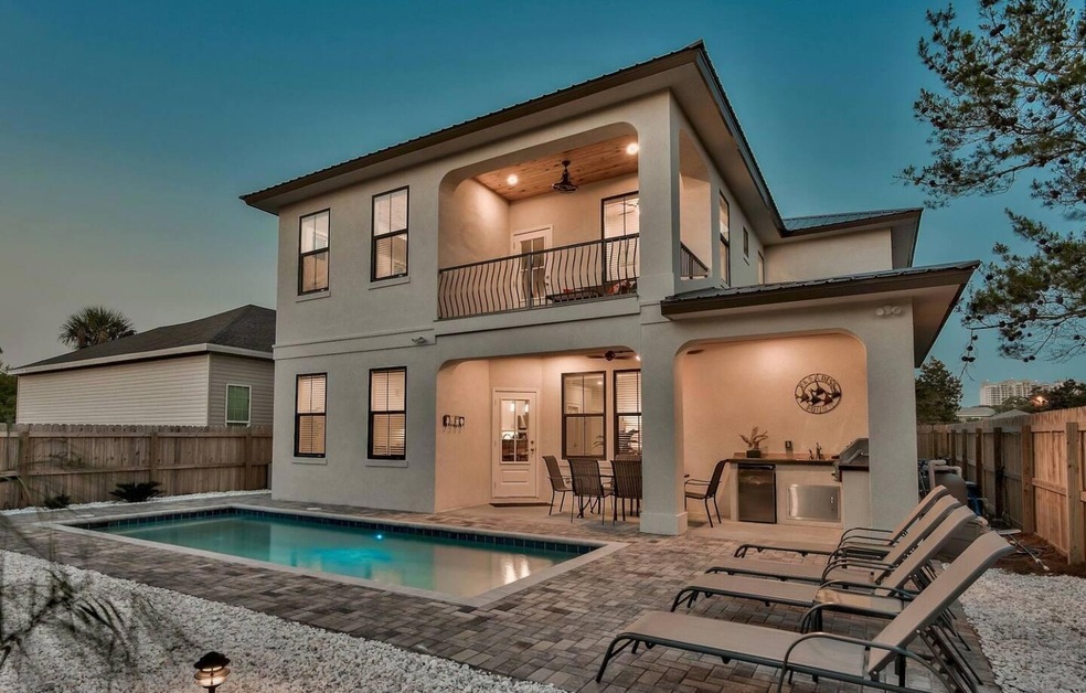Heated private pool