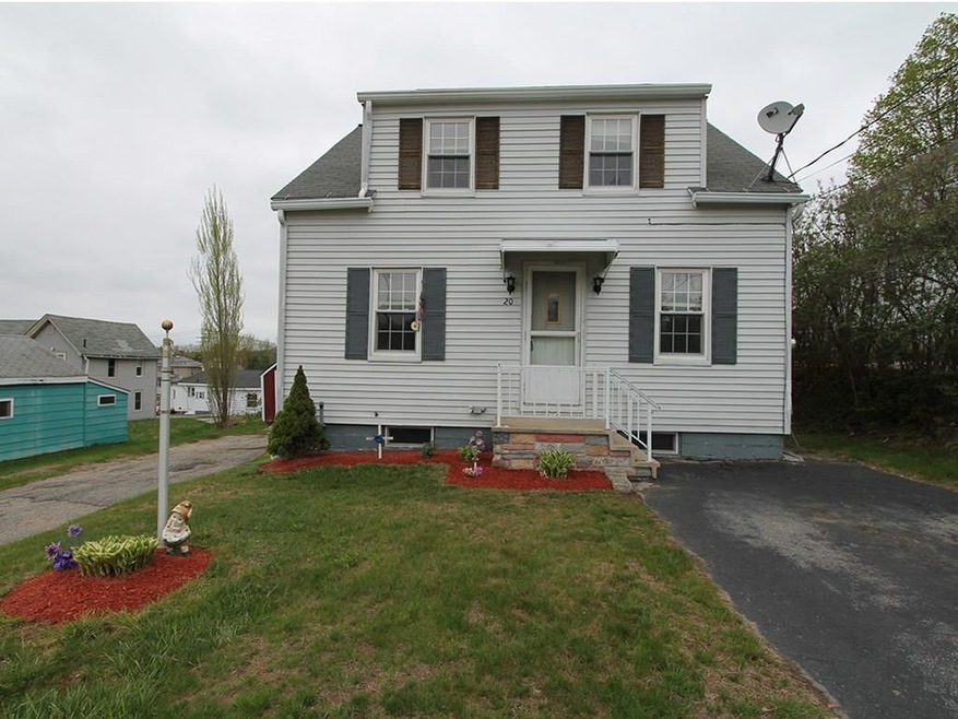 Front of home with updated Landscaping