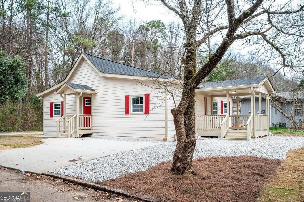 Homes sits on a spacious corner lot