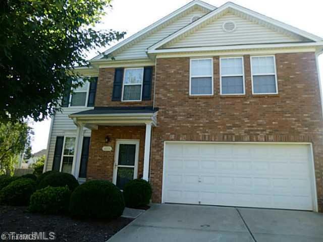 Exterior Front. Low maintenance landscaping compliment the inviting walk up to this brick face vinyl home.Security system in place- account may transfer