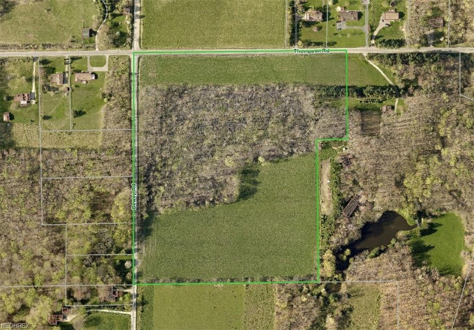 Approx 1000 ft of frontage on Thompson & Dewey - c