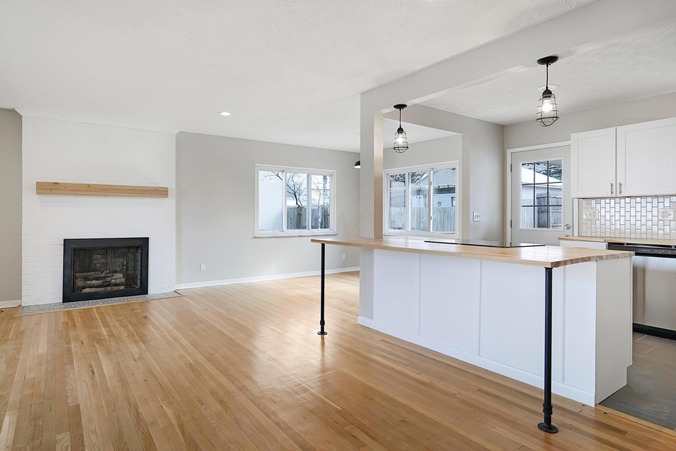 Family room & kitchen