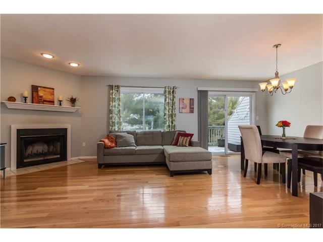 Open living room and dining area on first floor.