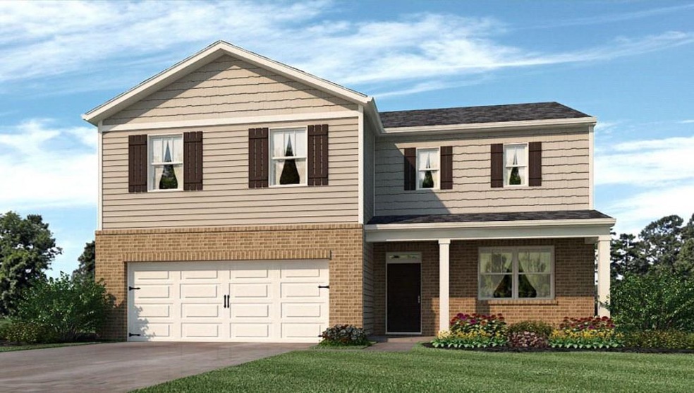 Color Rendering of Plan & Elevation.