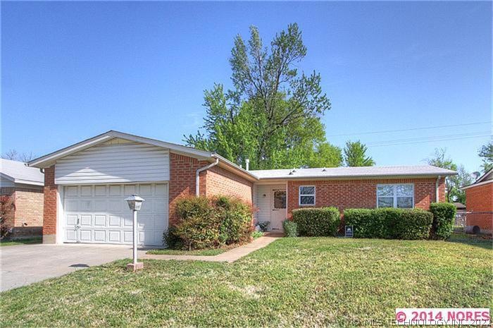 Single story brick home
