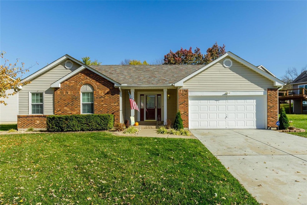 Front Elevation with Brick