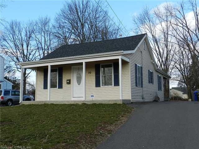 Exterior Front. All new in 2005 - roof, siding, wi