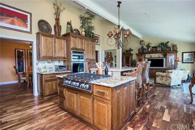 Stunning remodel. Wall moved to open this kitchen 
