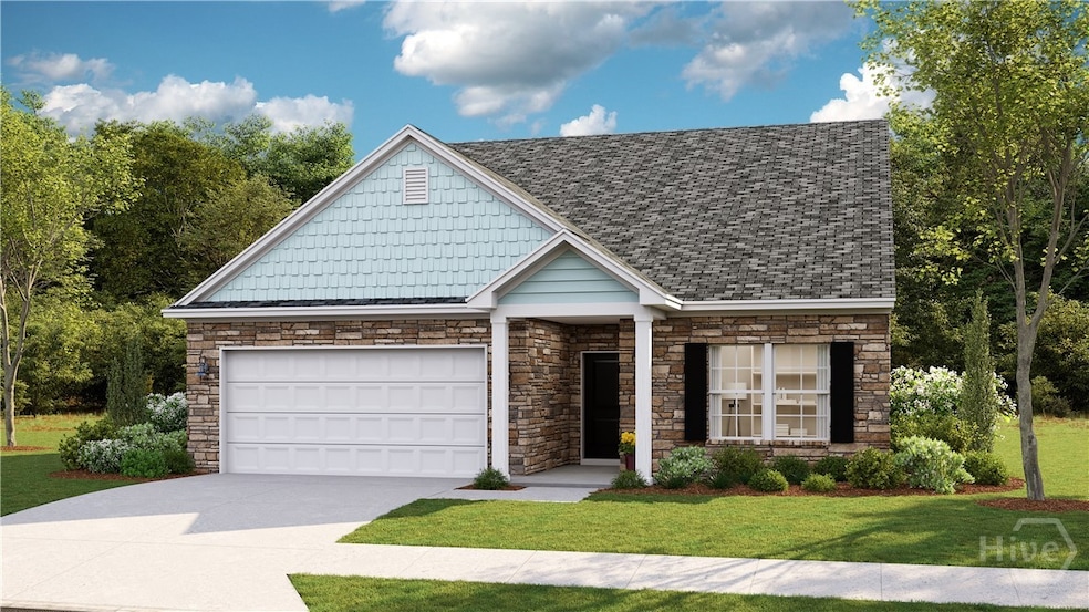 The Litchfield II W/Bonus Room F6 Front Elevation