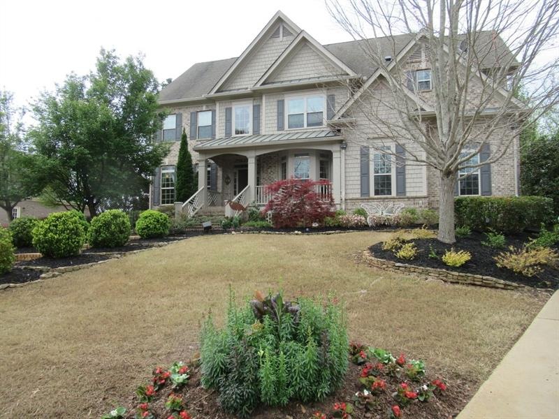 Beautifully landscaped front and rear yards. House