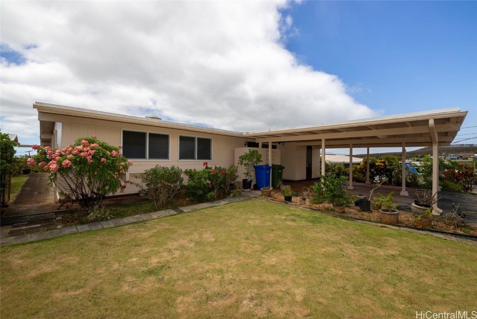 Front of House with carport