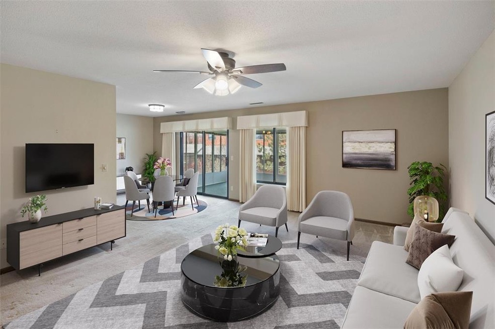 Spacious layout (these rooms are staged virtually)