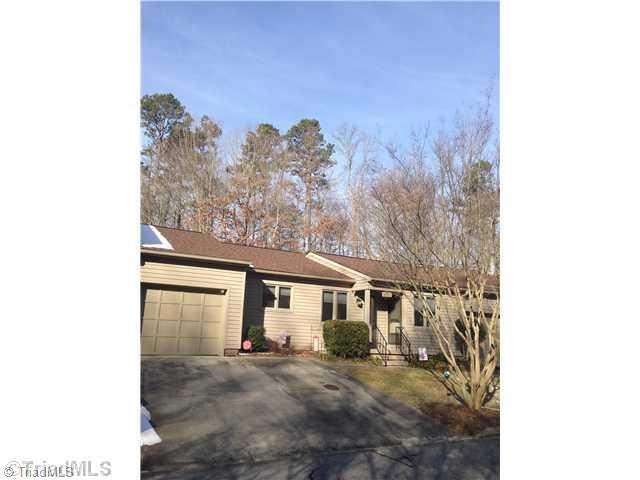 Exterior Front. New architectural shingle roof in 2013. Exterior garage and front door just painted. Carpeting and tiled kitchen and bathroom floors added by current owner. Interior painted in 2013. Two large bedrooms, large kitchen and laundry room. One car garage.