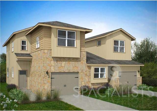 The San Saba Floorplan features 1918 square feet w