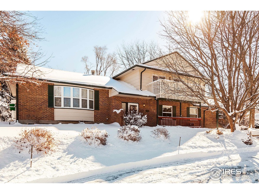 Elevated home with circular driveway