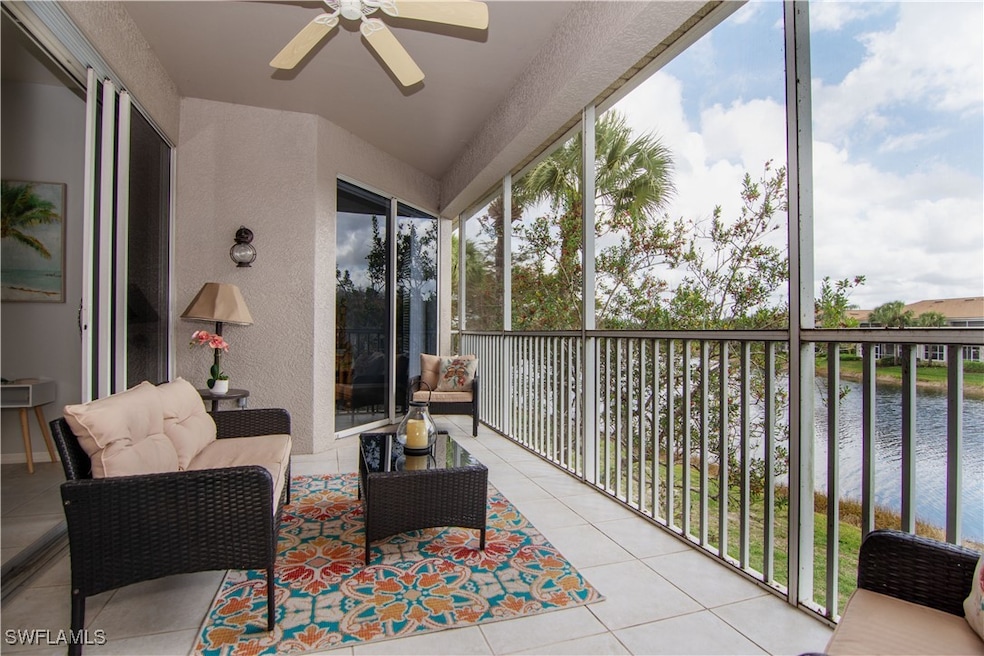 Gorgeous water views from your screened lanai with