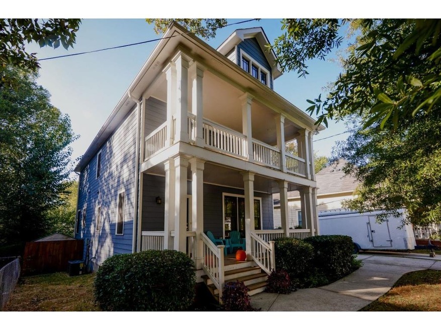 This craftsman beauty has a lovely front porch to 