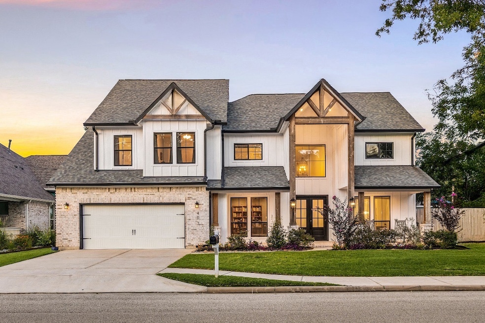 This stunning modern farmhouse in Downtown Tomball