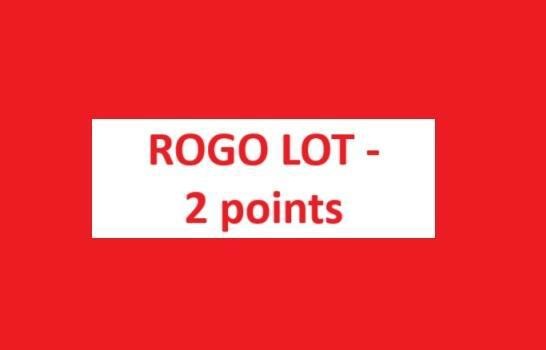 ROGO LOT - 2 points
