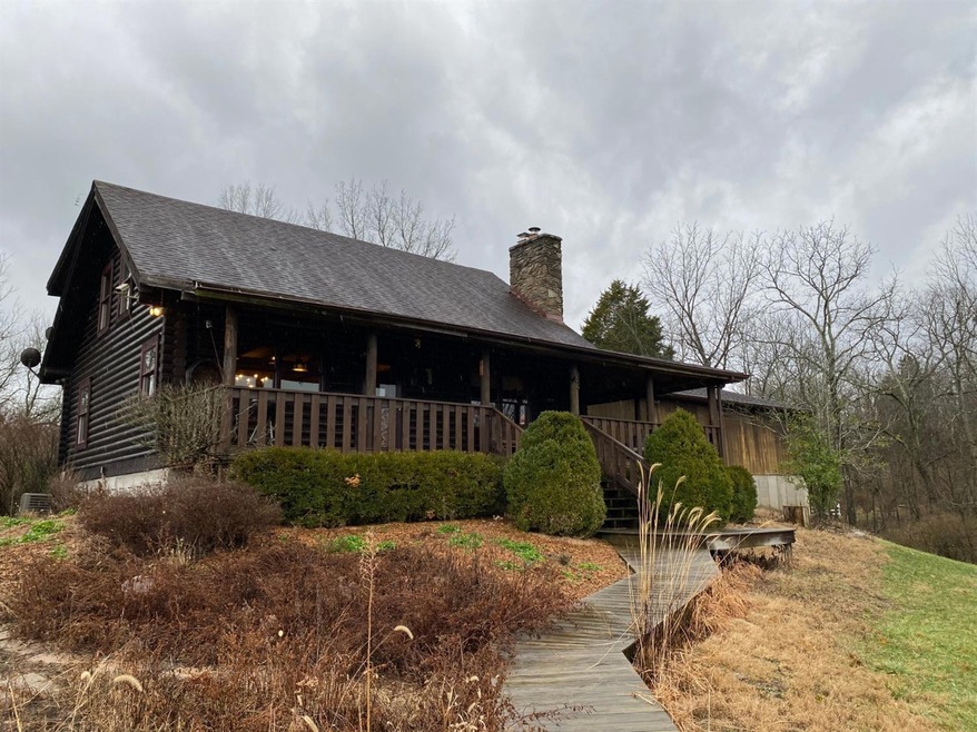 Welcome to your new home!  Beautiful log cabin on 