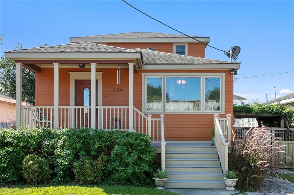 Front view of house