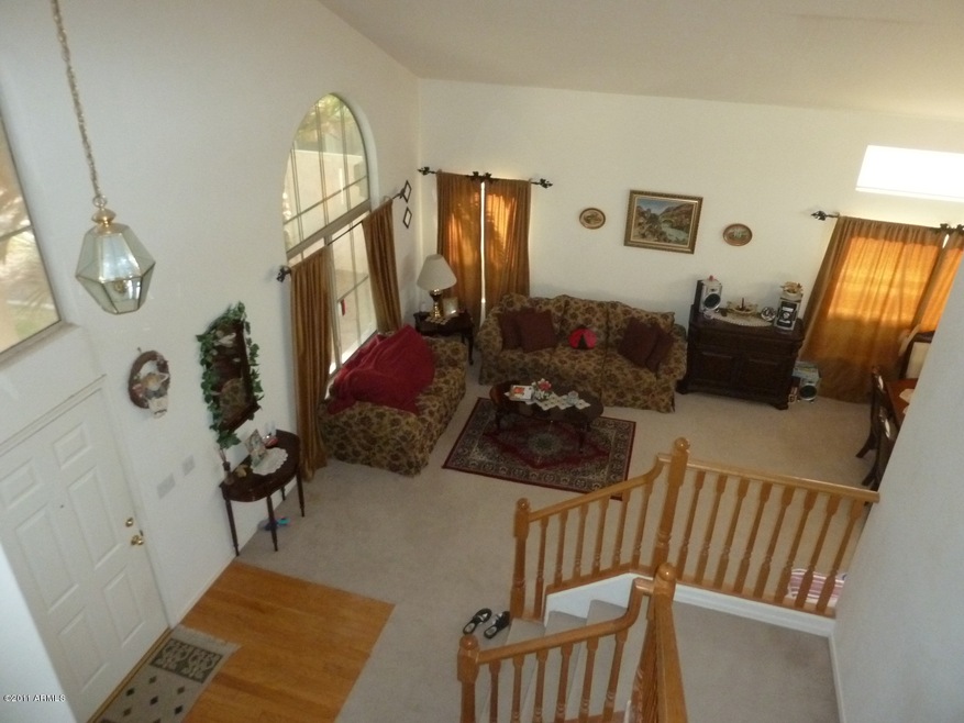 Loft view of Living Room