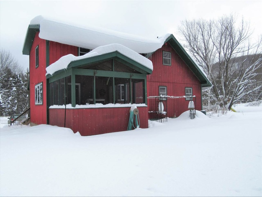 Good size porch with fan for those warm summer days! Enjoy the private yards!