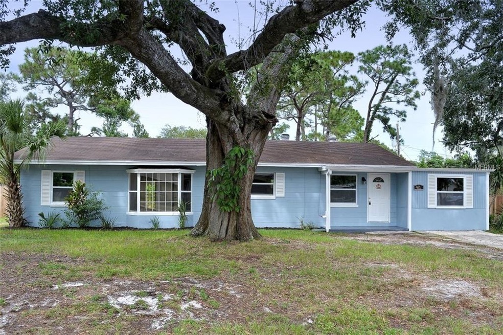 Front view of 431 Iris Road, Casselberry with fres