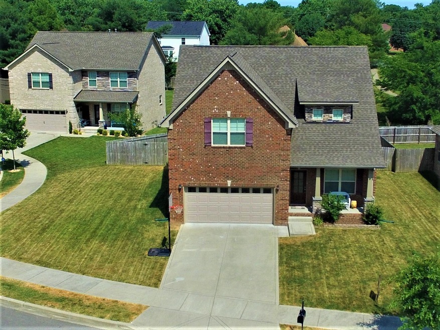 Spacious side yard and cul-de-sac
