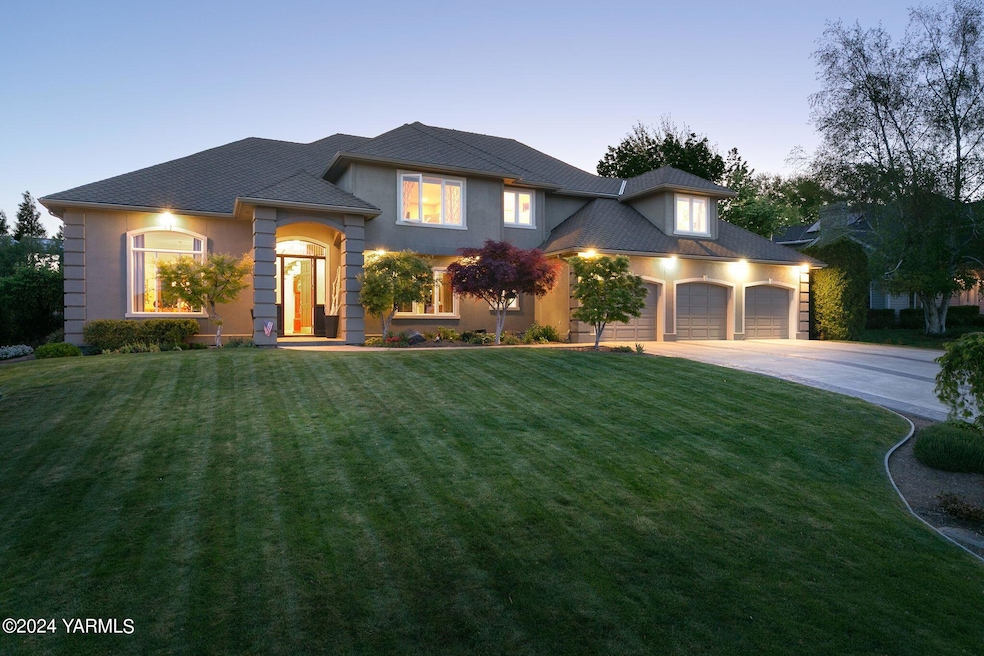 Front of Home in the Evening