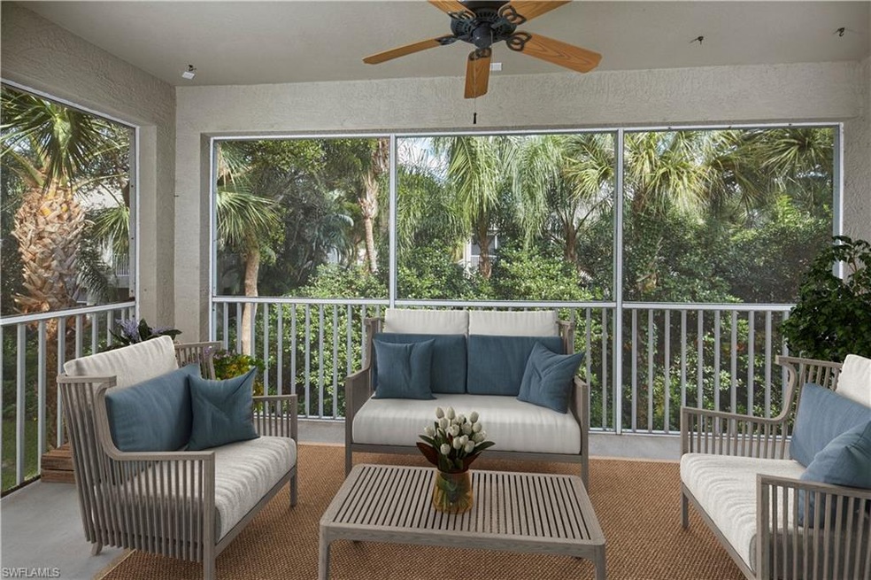 Oversized Lanai with a private landscape view